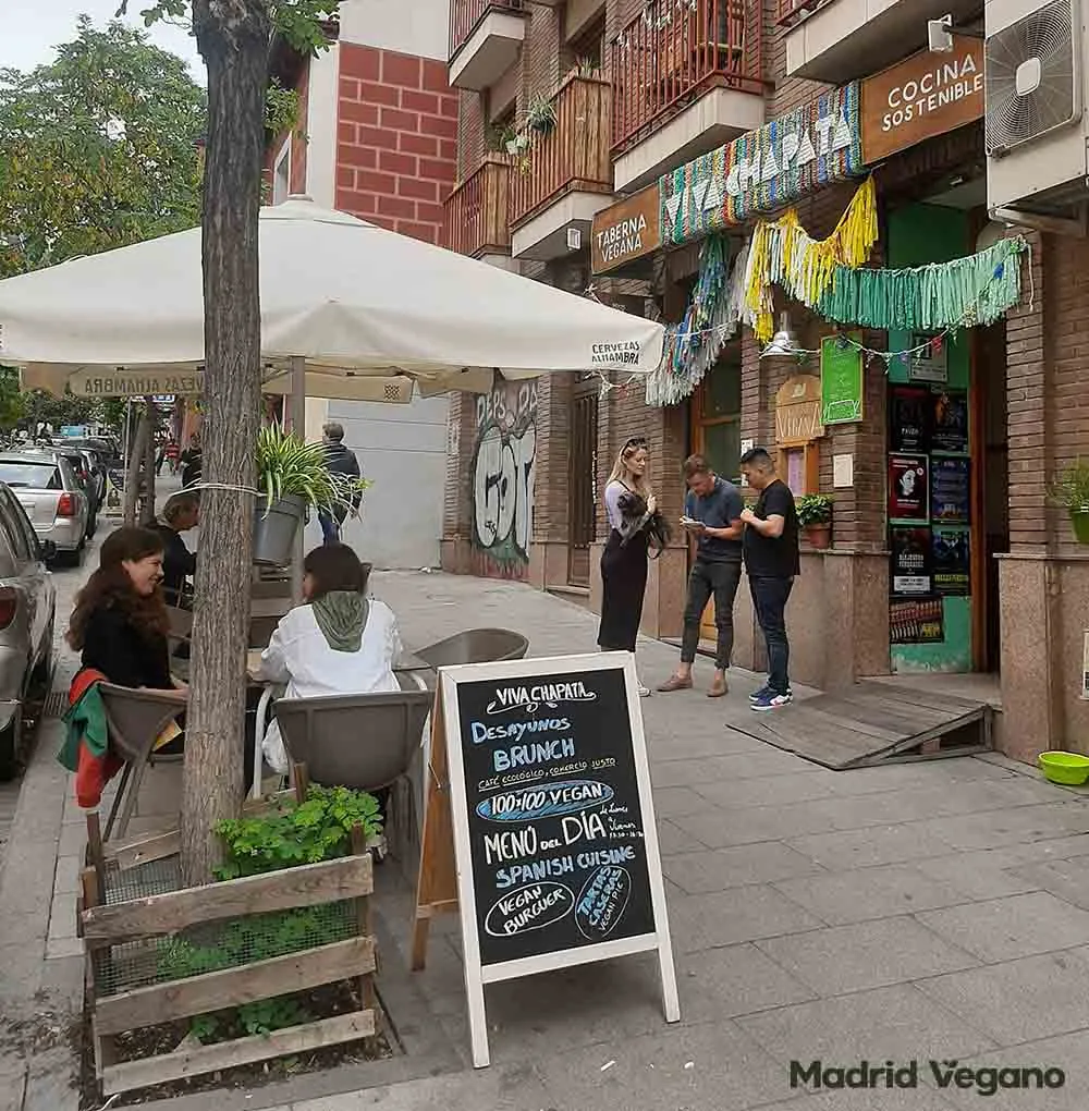 Terrazas veganas por Madrid