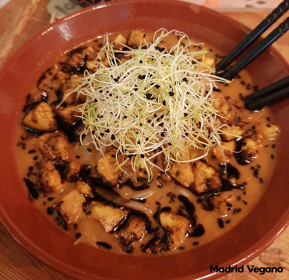 Ramen vegano en Madrid