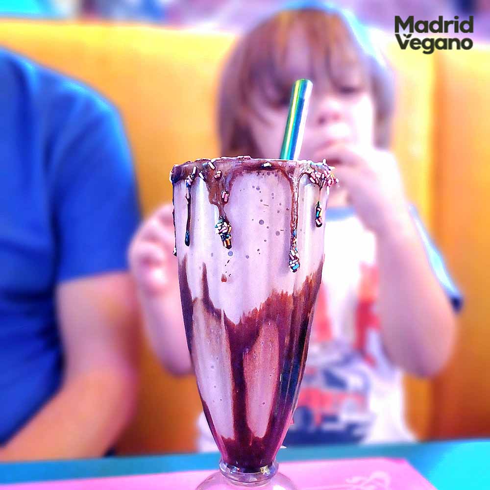 Batido de chocolate en Freedom Cakes Café