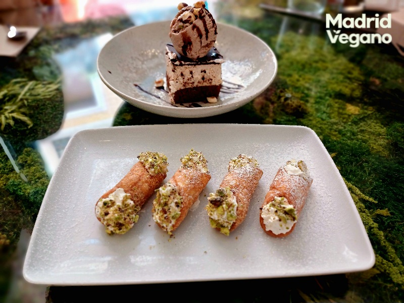Cannoli en Pizzi & Dixie