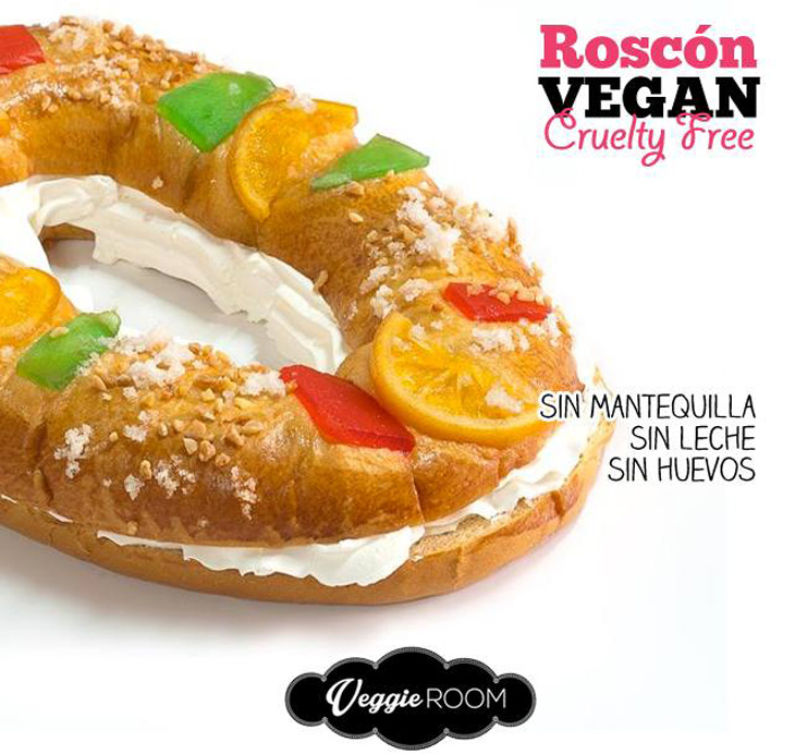 Roscón vegano de The Cookies Company para Veggie Room