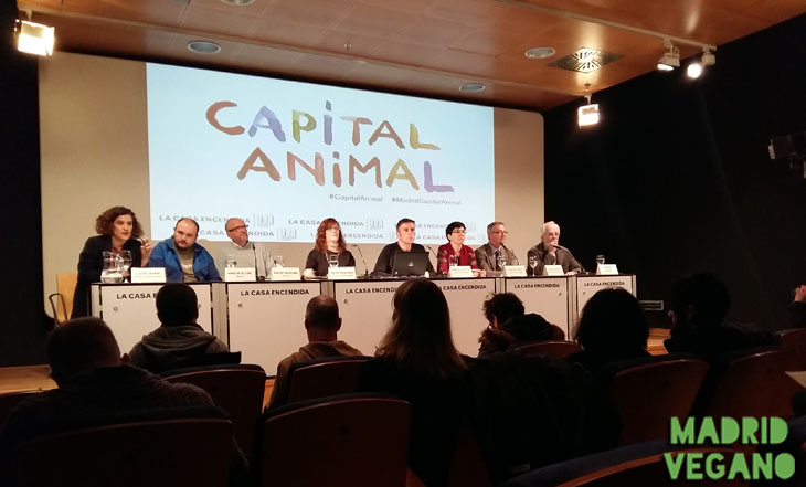 Sala audiovisual en la Casa Encendida, presentación "Capital Animal"