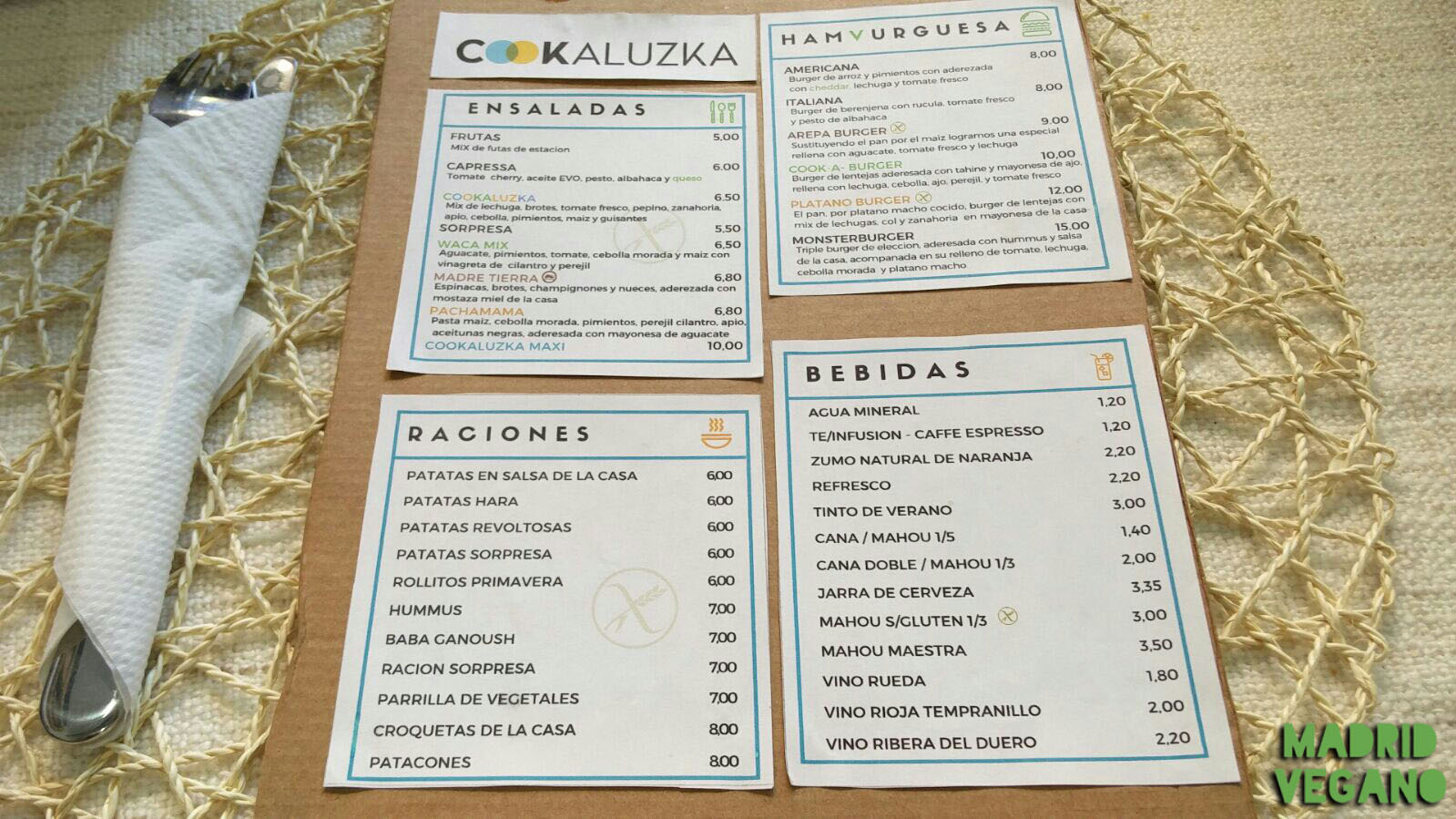 Cookaluzka, cocina vegana con un toque venezolano en Madrid