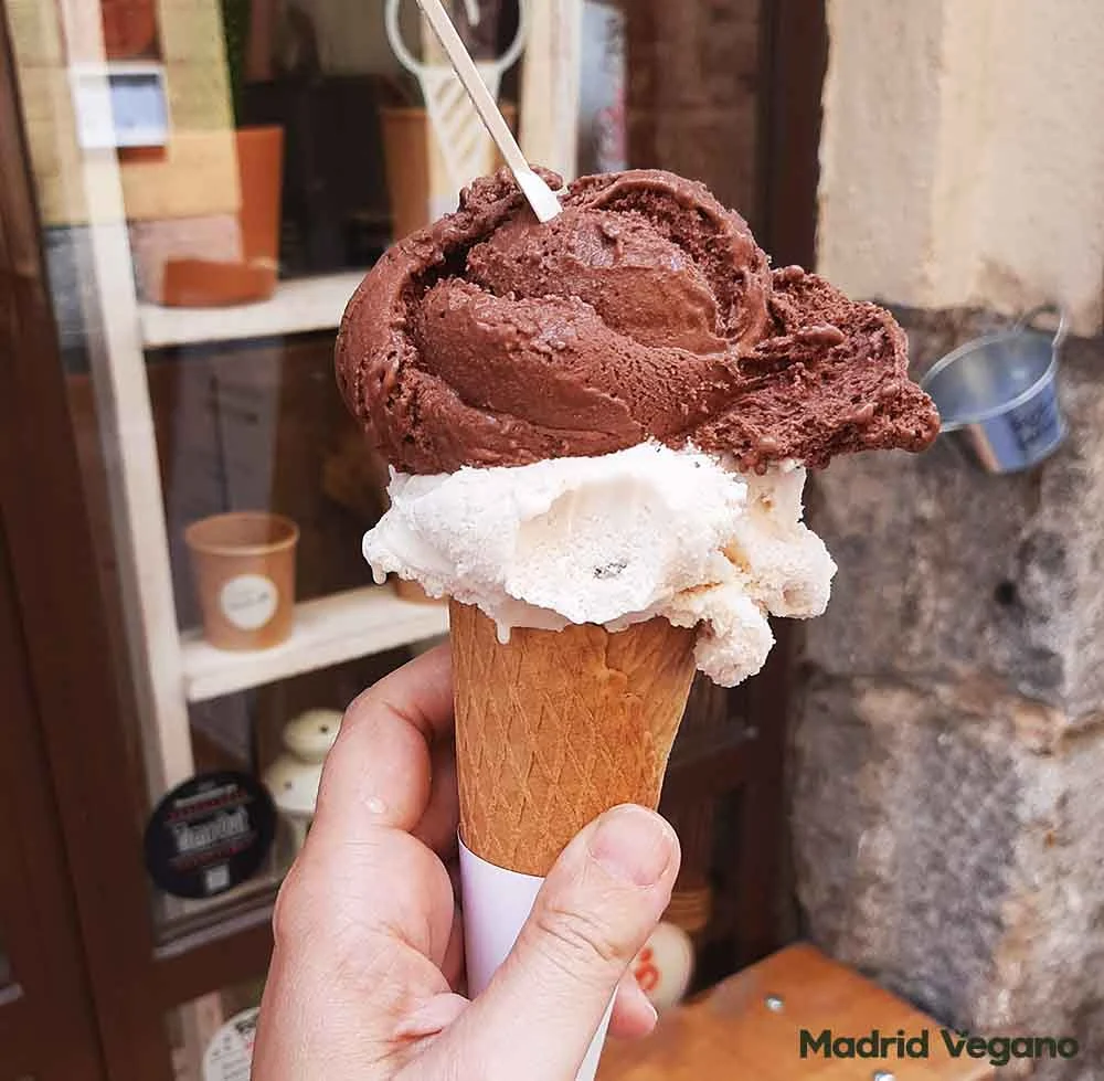 Helados veganos en Madrid