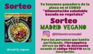 Sorteo: Gana una plaza para el curso "Alimentación saludable basada en vegetales" (FINALIZADO)