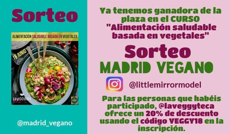 Sorteo: Gana una plaza para el curso "Alimentación saludable basada en vegetales" (FINALIZADO)