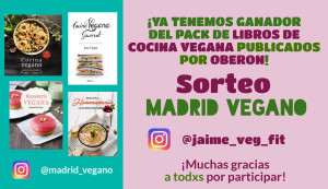 Sorteo "Gana un pack de libros de cocina vegana de Oberon"