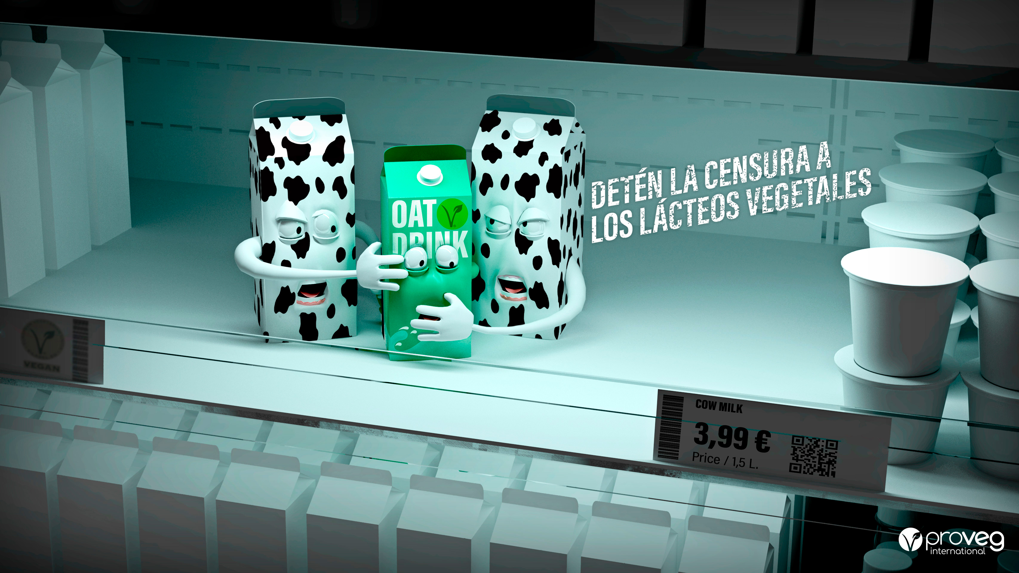 34 eurodiputados rechazan la "censura a los lácteos vegetales"