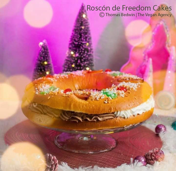 Roscón y dulces navideños veganos en Madrid