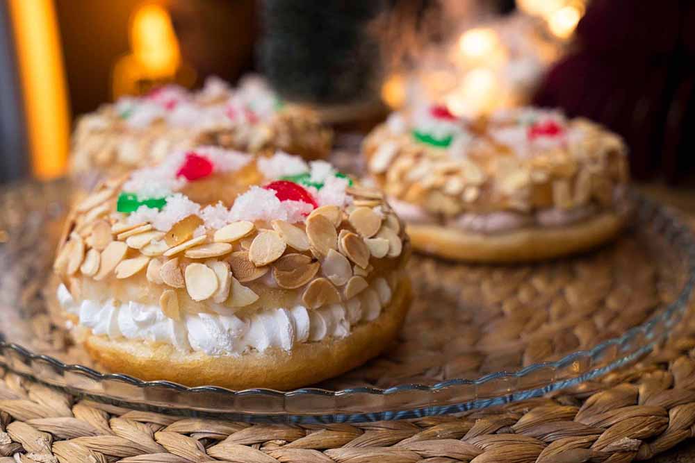 Roscón y dulces navideños veganos