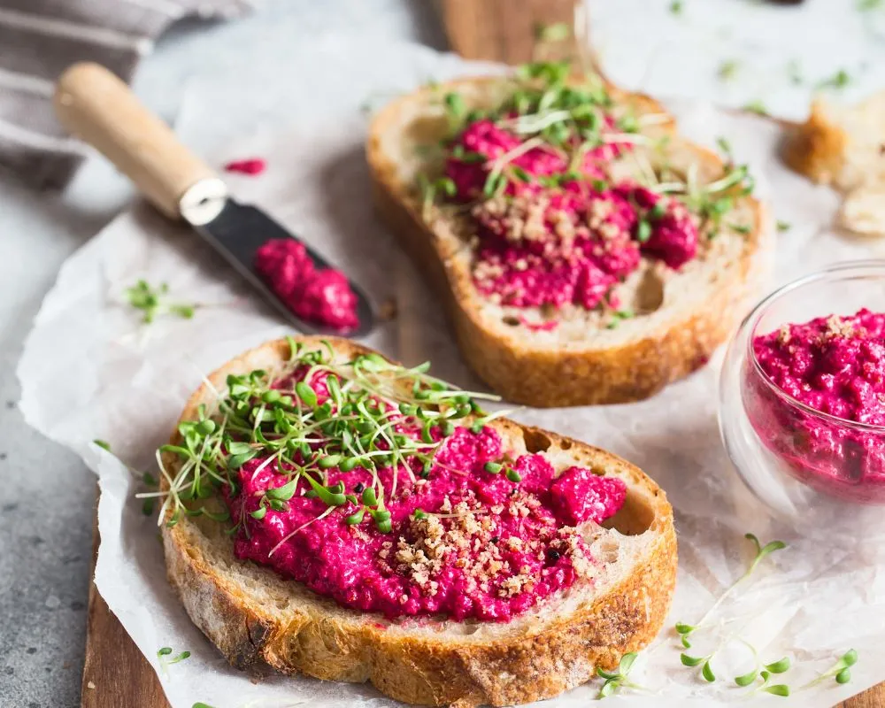 Canapés veganos