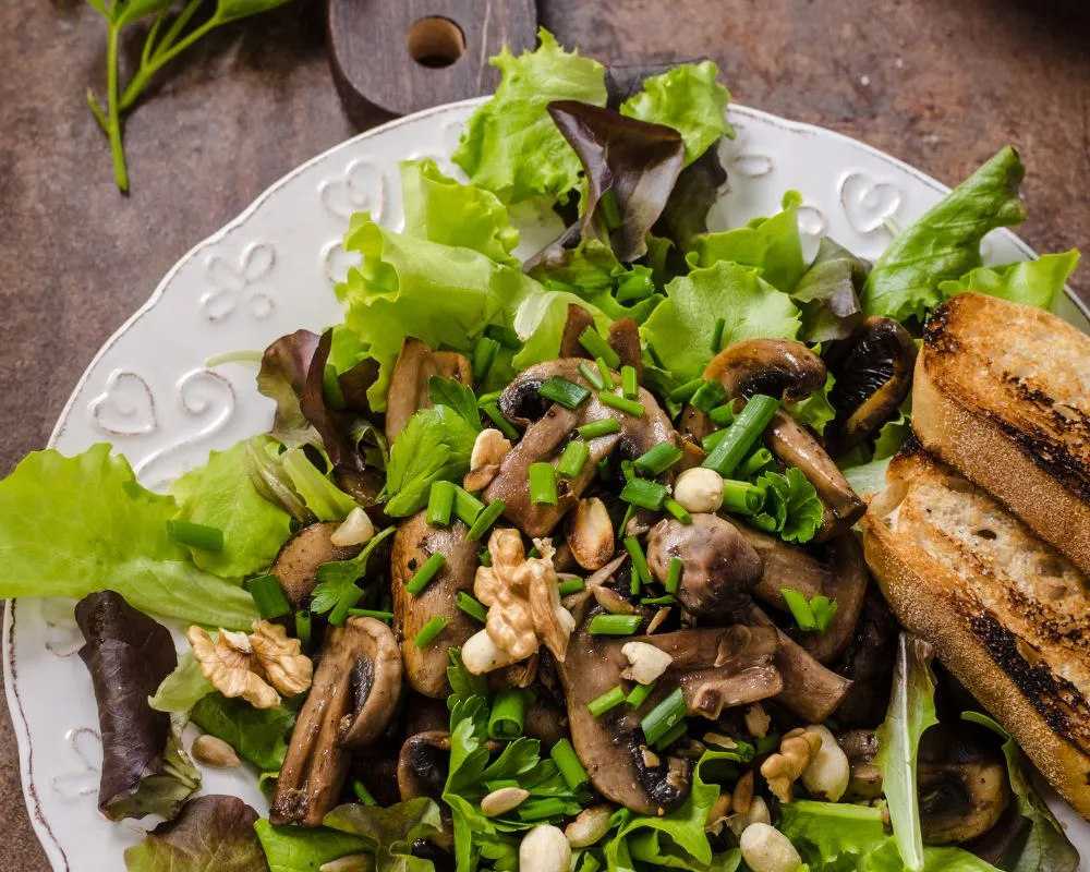 Recetas veganas con champiñones