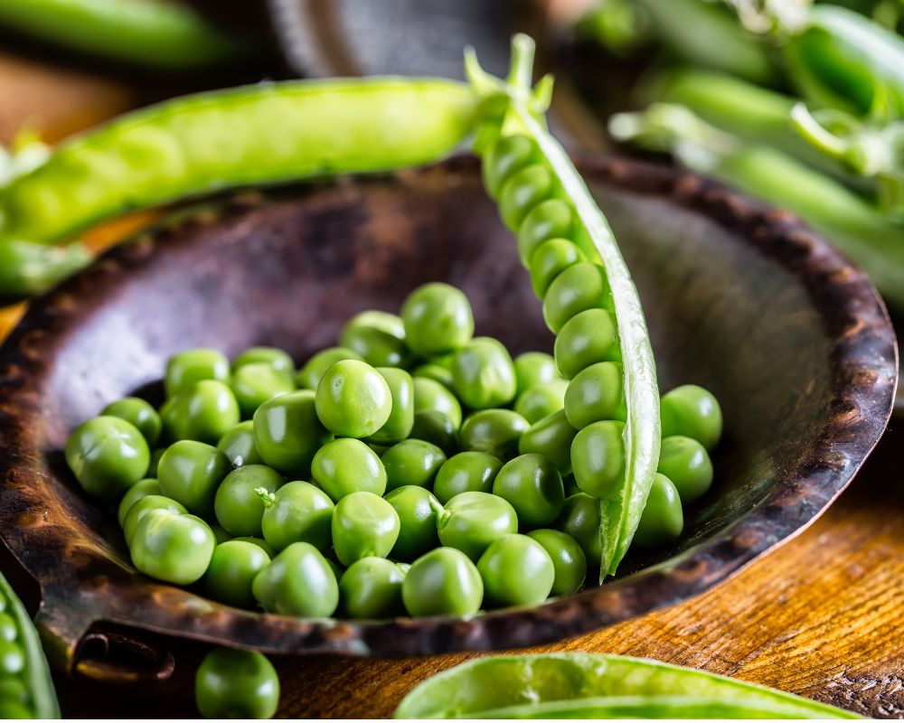 Recetas veganas con guisantes