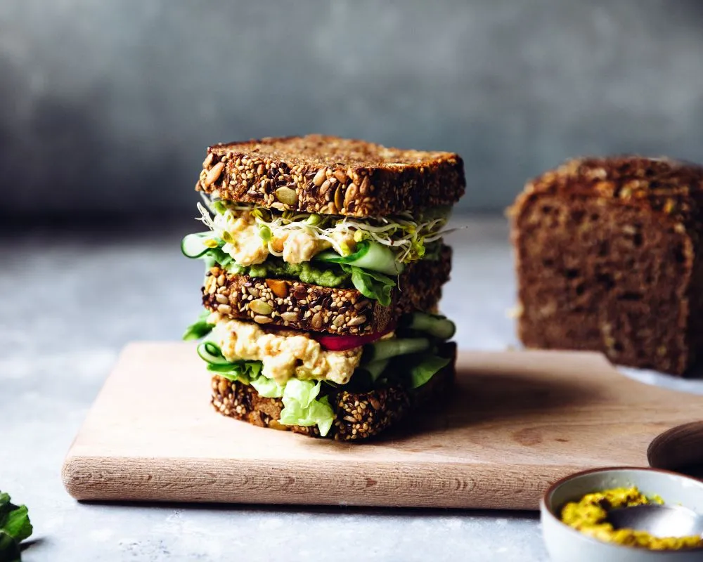Recetas de sándwiches veganos