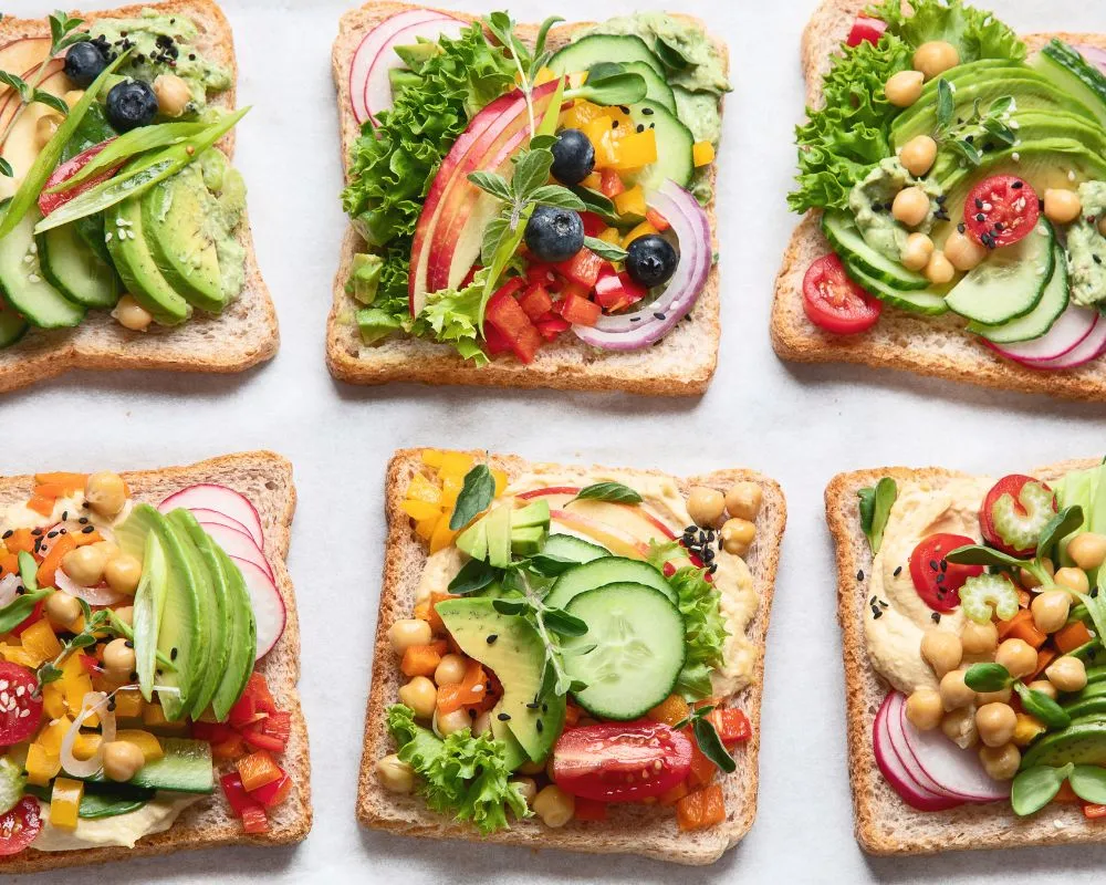 Recetas de sándwiches veganos